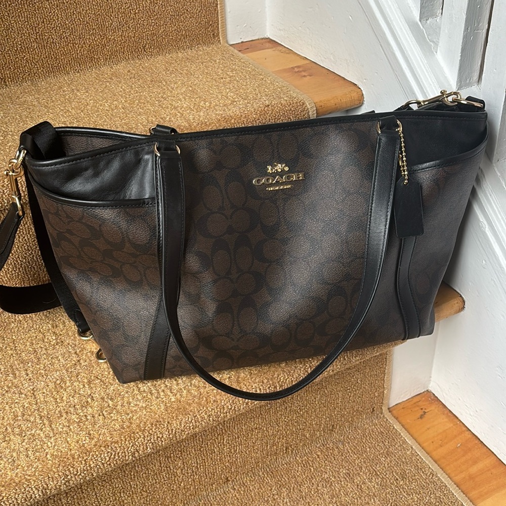 Coach Brown Baby Bag purse